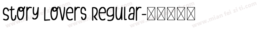 Story Lovers Regular字体转换